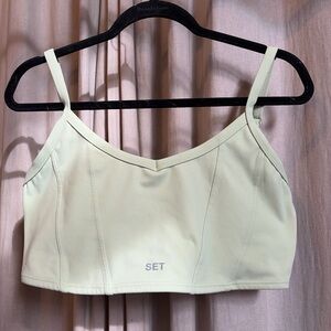 SET Active Light Green Sports Bra
